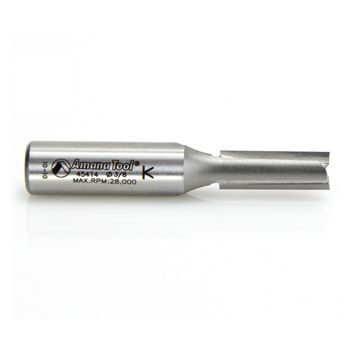 Amana Tool. Carbide Tipped Straight Plunge Router Bit | 2 Flute | 445414