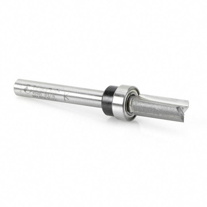 Amana Tool. Flush Trim Plunge Router Bit | 5⁄16 Dia x 3⁄4 x 1⁄4"Shank with Upper BB | 45495