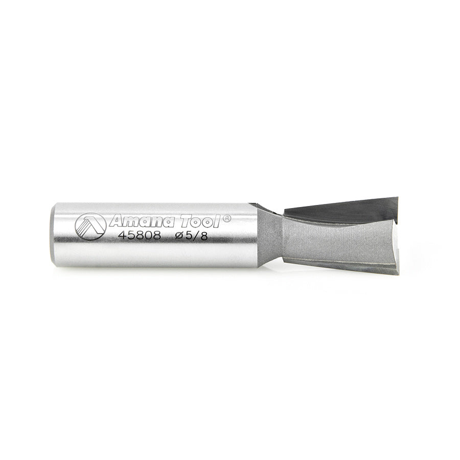 Amana Tool. Dovetail Router Bit | 7°x 5⁄8 Dia x 7⁄8 x 1⁄2" Shank | 45808