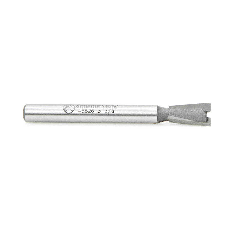 Amana Tool. Dovetail Router Bit | 8°x 3⁄8 Dia x .532 x 1⁄4" Shank | 45826