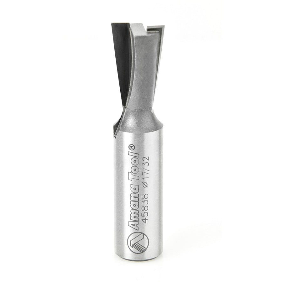 Amana Tool. Dovetail Router Bit | 7°x 17⁄32 Dia x 25⁄32 x 1⁄2" Shank | 45838