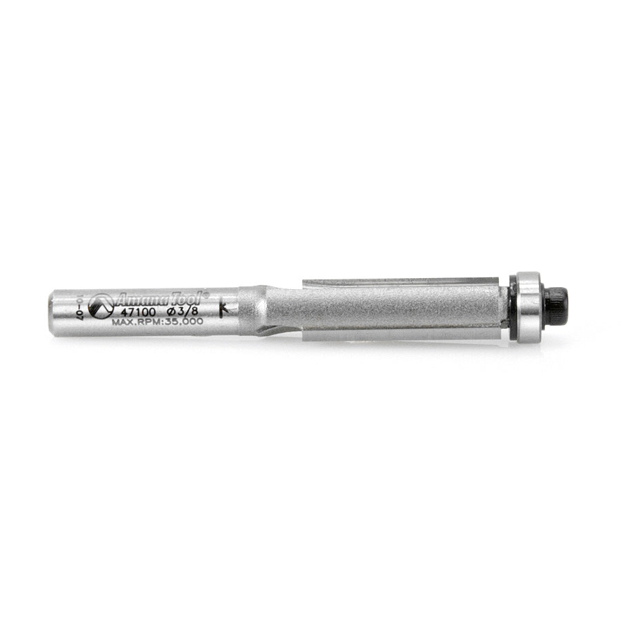 Amana Tool. Flush Trim Router Bit | 3⁄8 Dia x 1" x 1⁄4 Shank | 47100