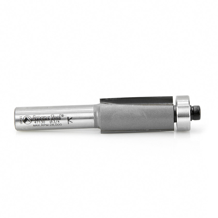 Amana Tool. 3 Degree Shear Router Bit | 3⁄4 Dia x 1 1⁄2 x 1⁄2"Shank | Up-Shear | 47130