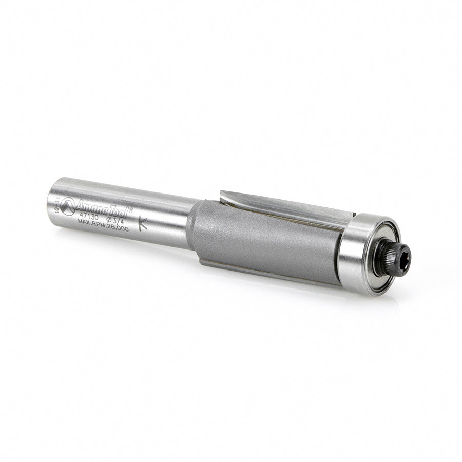Amana Tool. 3 Degree Shear Router Bit | 3⁄4 Dia x 1 1⁄2 x 1⁄2"Shank | Up-Shear | 47130
