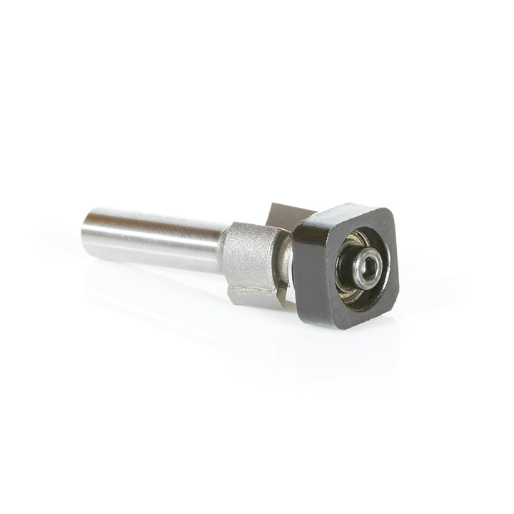 Amana Tool. Laminate Trimmer with Euro Square Bearing Router Bit | 1⁄2 Dia x 19⁄64 x 1⁄4"Shank | 47147