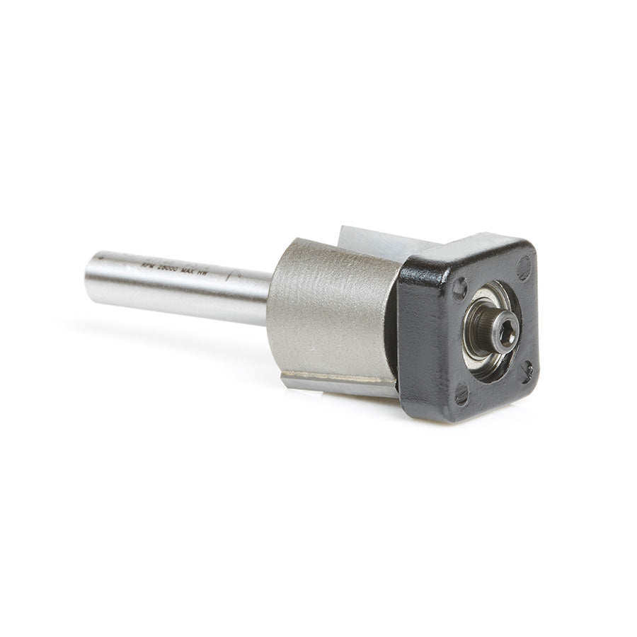 Amana Tool. Laminate Trimmer with Euro Square Bearing Router Bit | 3⁄4 Dia x 5⁄8 x 1⁄4"Shank | 47148