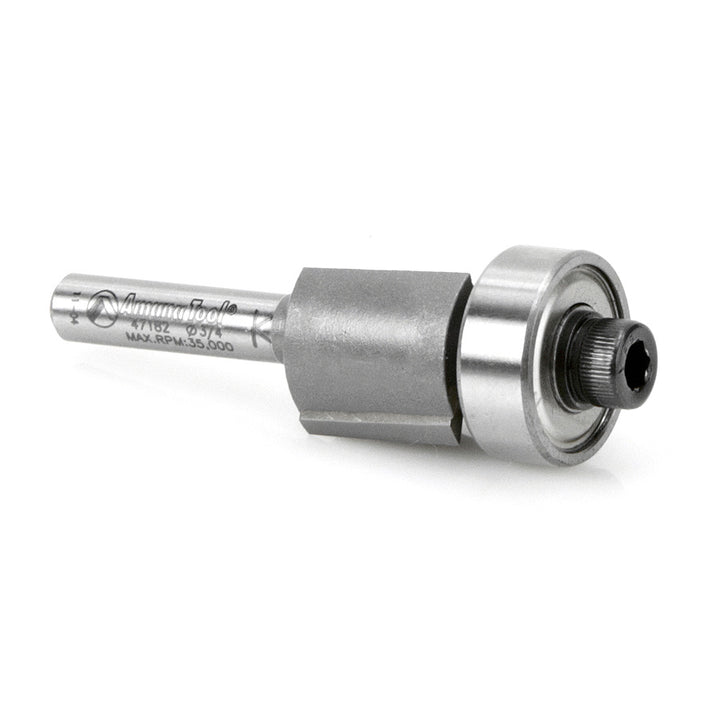 Amana Tool. Dynabit Laminate Trim Router Bit | 3⁄4 Dia x 5⁄8 x 1⁄4"Shank | 47182