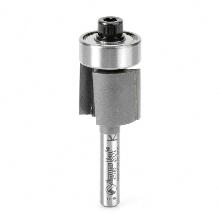Amana Tool. Dynabit Laminate Trim Router Bit | 3⁄4 Dia x 5⁄8 x 1⁄4"Shank | 47182