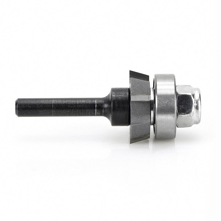 Amana Tool. 4 Wing Single Bevel Trim Cutter Assembly | 15°x 1" Dia x 1⁄4 x 1⁄4 Shank | 47404