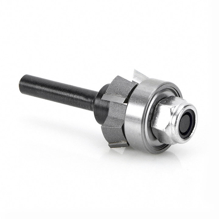 Amana Tool. 4 Wing Single Bevel Trim Cutter Assembly | 15°x 1" Dia x 1⁄4 x 1⁄4 Shank | 47404
