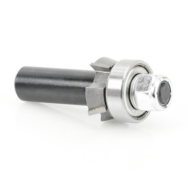 Amana Tool. 4 Wing Single Bevel Trim Cutter Assembly | 15°x 1" Dia x 1⁄4 x 1⁄2 Shank | 47406