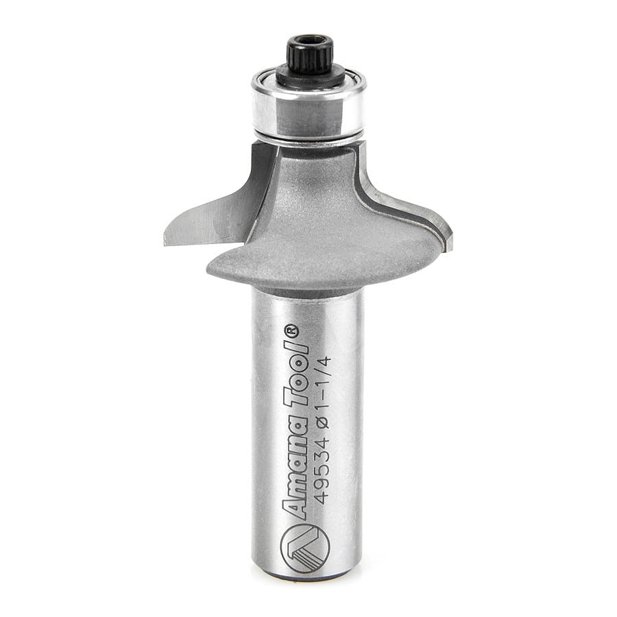 Door Edge - Front Face Edge Router Bit | 7⁄32 Radius x 1 1⁄4 Dia x
