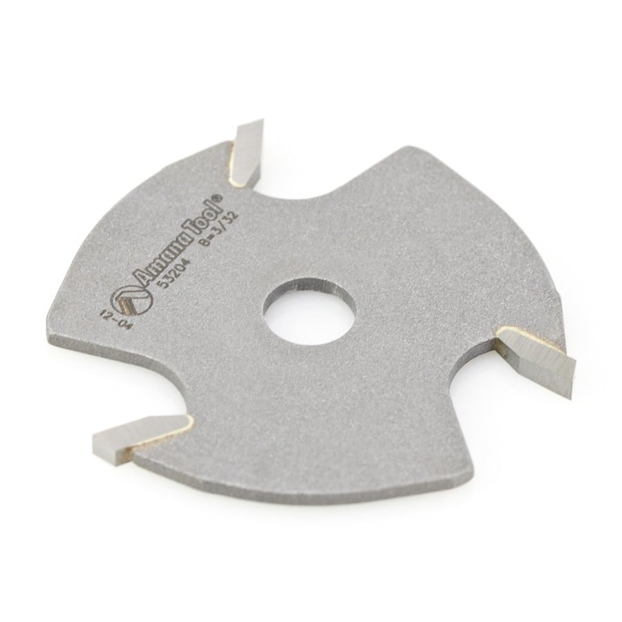 Amana Tool. 3 Wing Slotting Cutters | 1 7⁄8 Dia x 3⁄32 x 5⁄16 Inner Dia | 53204