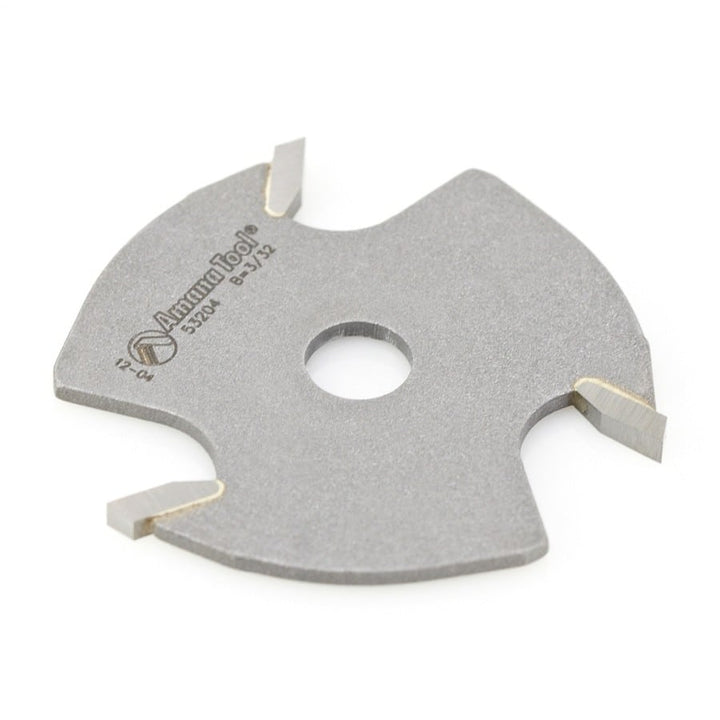 Amana Tool. 3 Wing Slotting Cutters | 1 7⁄8 Dia x 3⁄32 x 5⁄16 Inner Dia | 53204