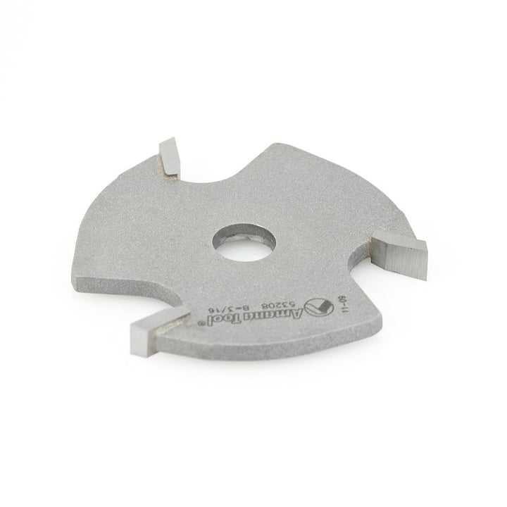 Amana Tool. 3 Wing Slotting Cutters | 1 7⁄8 Dia x 3⁄16 x 5⁄16 Inner Dia | 53208