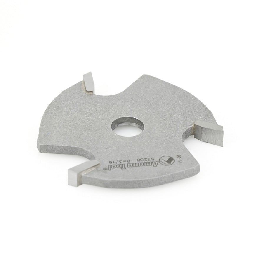 Amana Tool. 3 Wing Slotting Cutters | 1 7⁄8 Dia x 3⁄16 x 5⁄16 Inner Dia | 53208