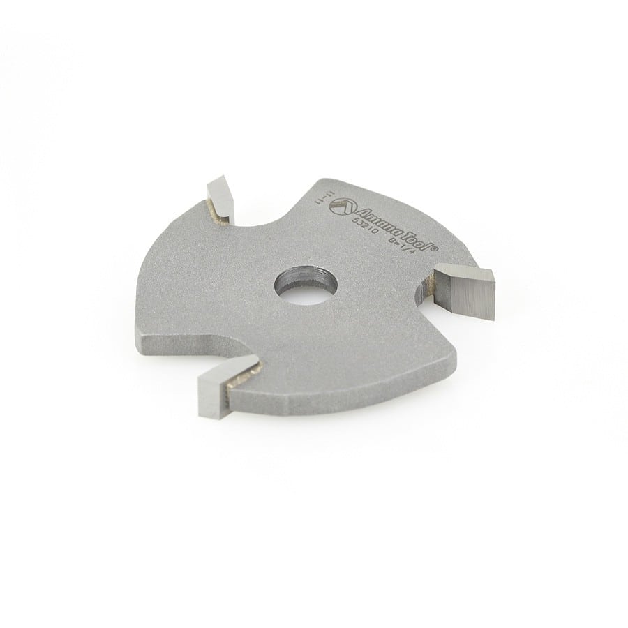 Amana Tool. 3 Wing Slotting Cutters | 1 7⁄8 Dia x 1⁄4 x 5⁄16 Inner Dia | 53210