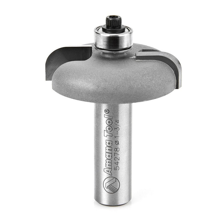 Amana Tool. Raised Panel Back Cutter Router Bit | 1⁄4 Radius x 1 3⁄4 Dia x 7⁄16 x 1⁄2" Shank | 54278