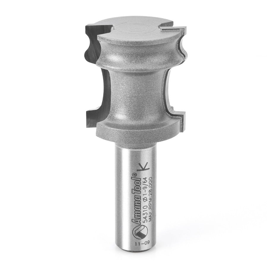 Amana Tool. Tambour Door Router Bit | 5⁄64 Radius x 1 3⁄16 Dia x 1⁄2" Shank | 54310
