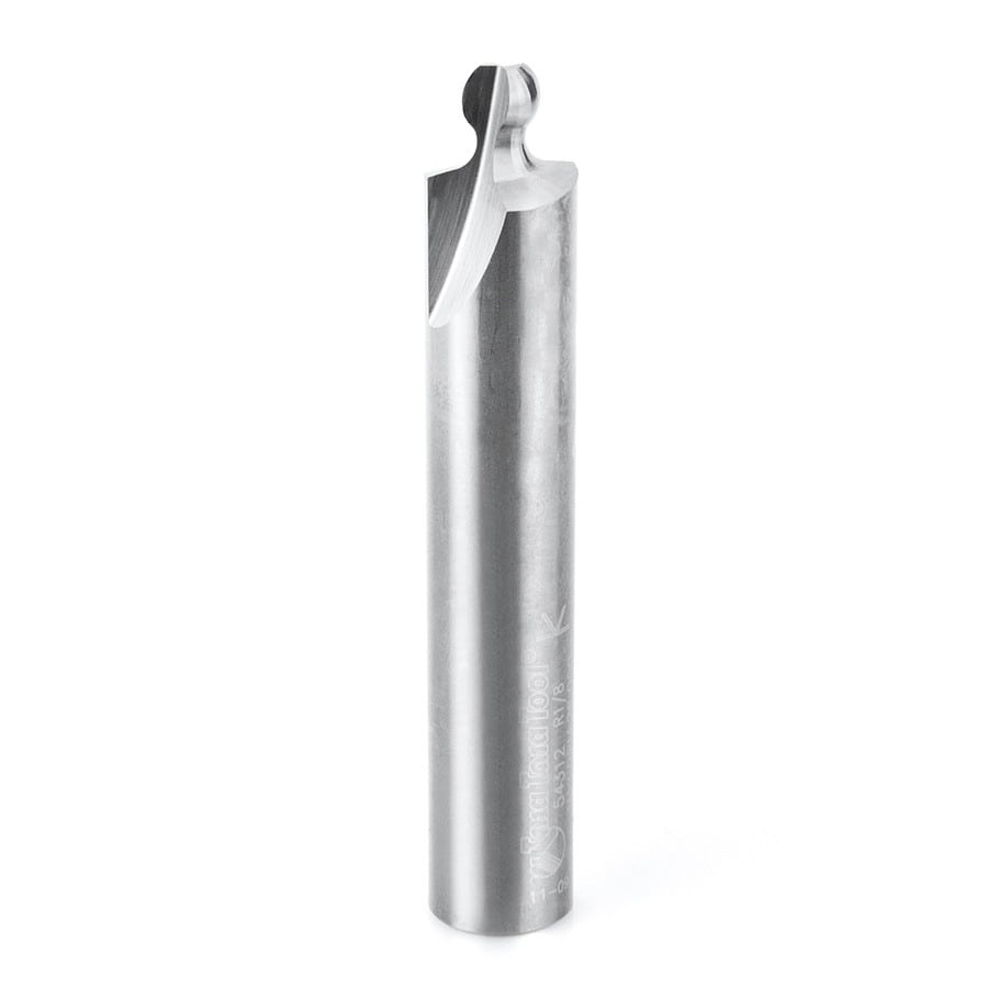 Amana Tool. Tambour Door Router Bit | 5⁄64 Radius x 1⁄2 Dia x 1⁄2" Shank | 54312