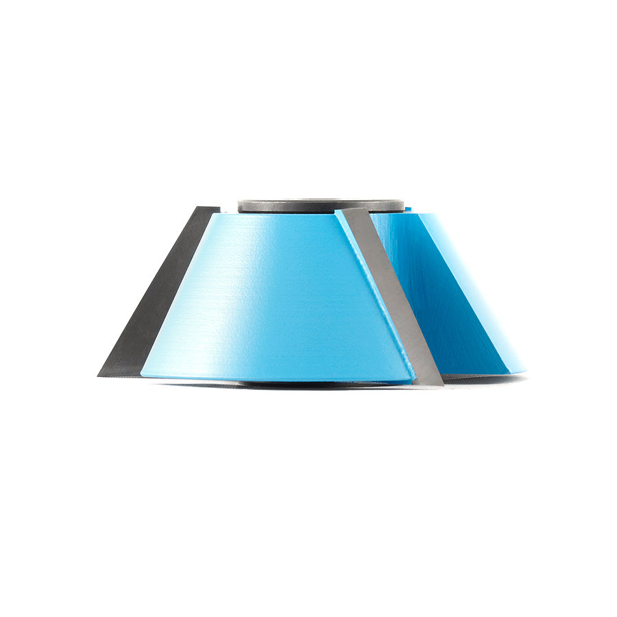 Amana Tool. Carbide Tipped 3 Wing Bevel - 30° x 2 5⁄8 Dia x 1 x 1⁄2 x 3⁄4 Bore Shaper Cutter | 977