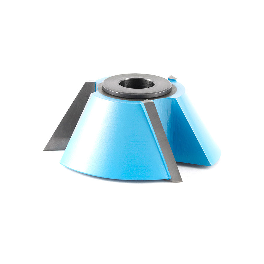 Amana Tool. Carbide Tipped 3 Wing Bevel - 30° x 2 5⁄8 Dia x 1 x 1⁄2 x 3⁄4 Bore Shaper Cutter | 977