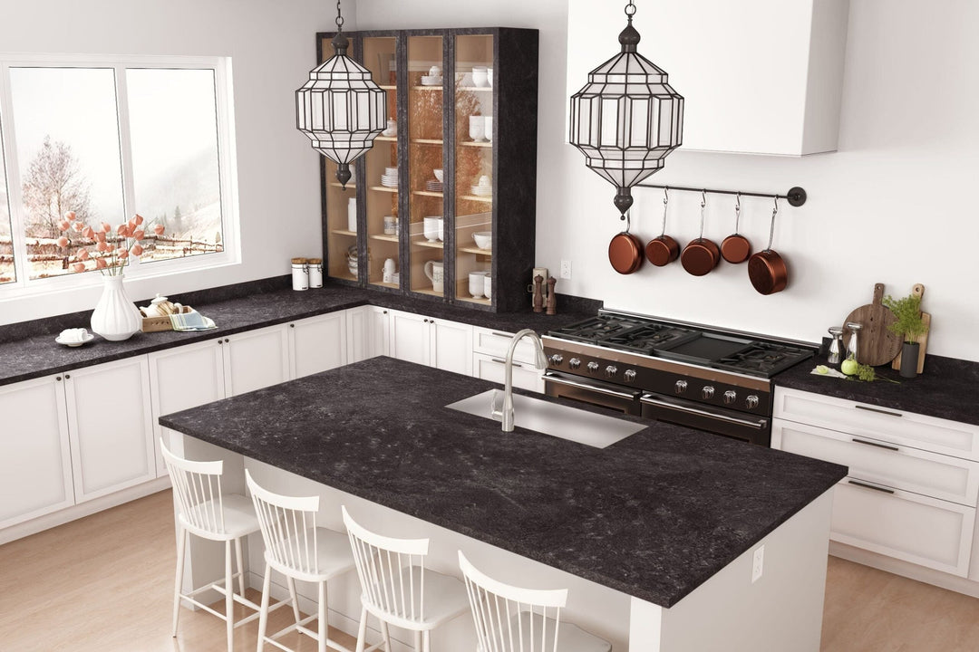 Slate Noir - 3711 - Traditional Kitchen Countertops