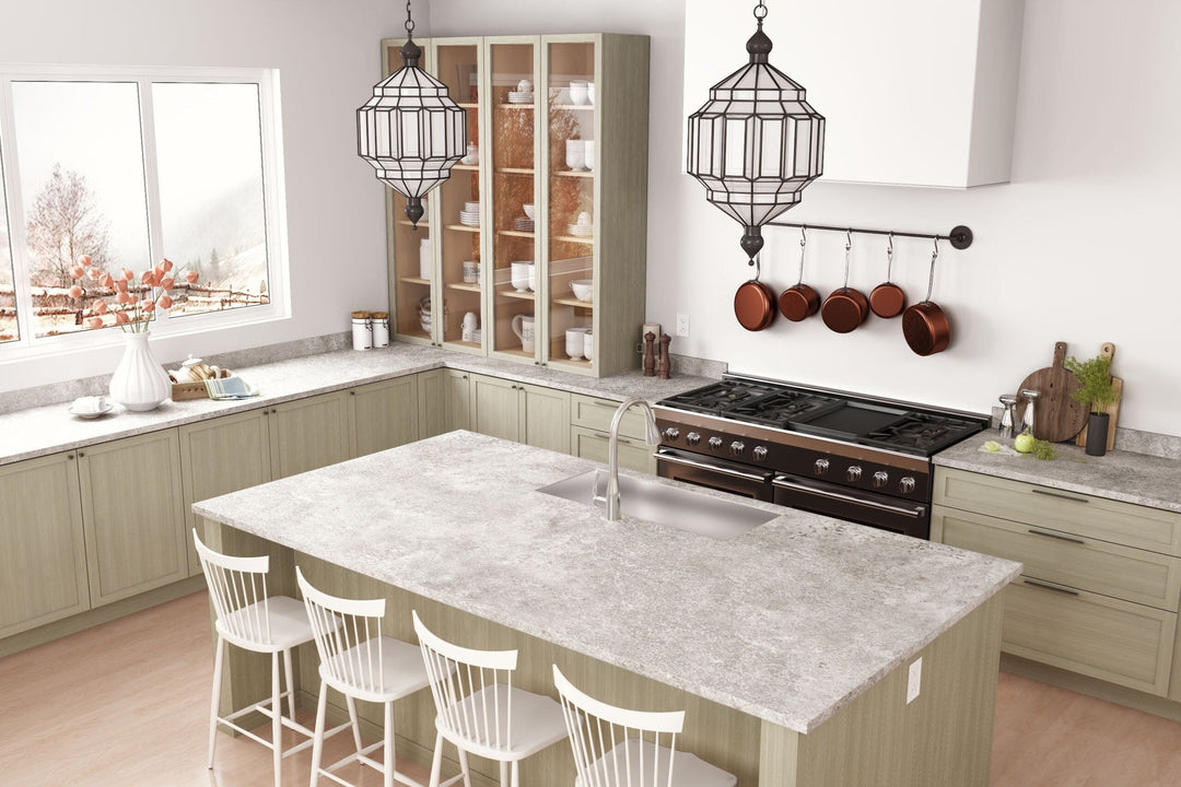 Ashwood Beige - 5785 - Natural Grain Finish - Kitchen Cabinets