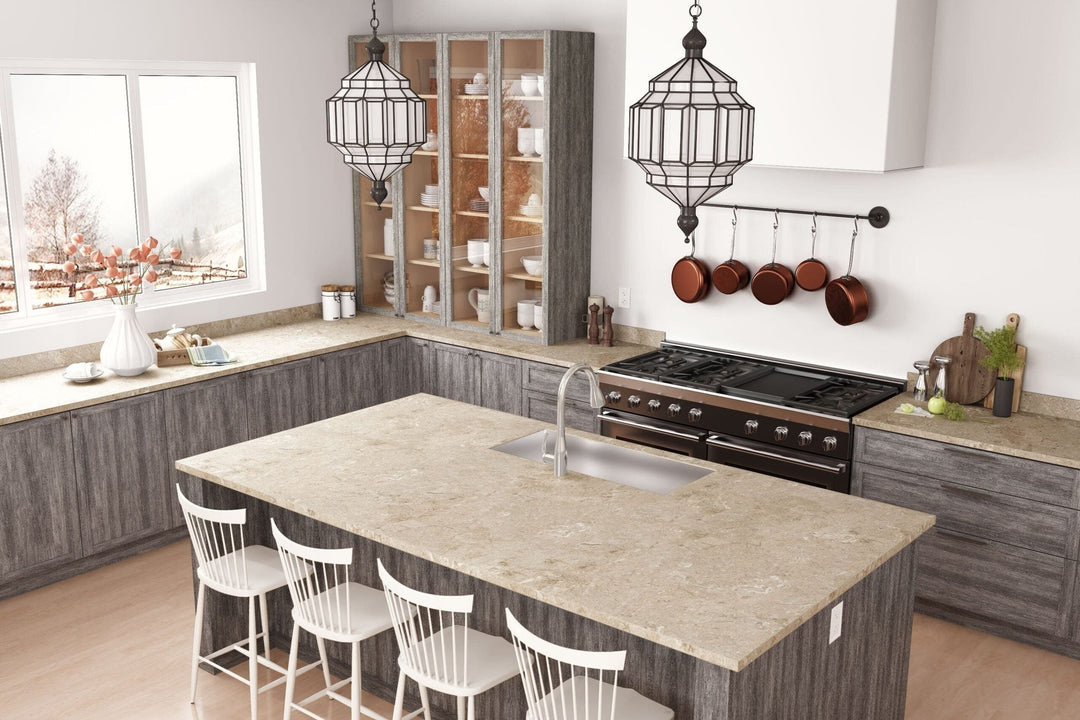 Blackened Fiberwood - 8916 - Natural Grain finish - Kitchen