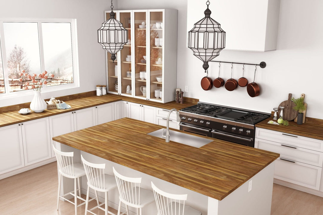 Wide Planked Walnut - 9479 - Traditional Kitchen Countertops