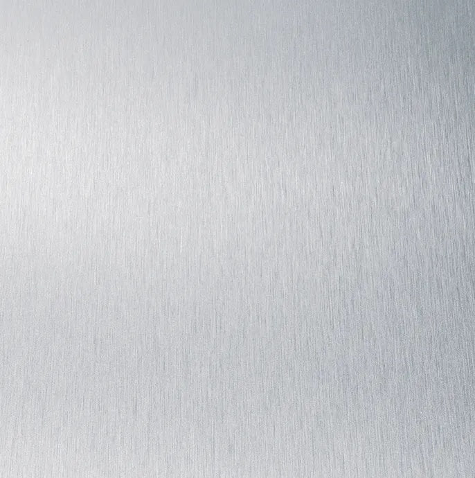 Brite Brushed Sterling - L6441 - Wilsonart DecoMetal Laminate