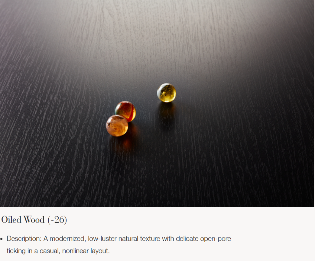 Formica Oiled Wood Finish