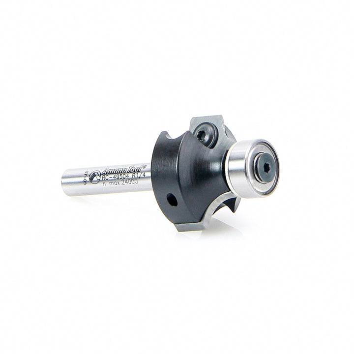 Amana Tool. Corner Rounding Router Bit | 1⁄4 Radius x 1 Dia x 1⁄2 x 1⁄4"Shank | RC-49504