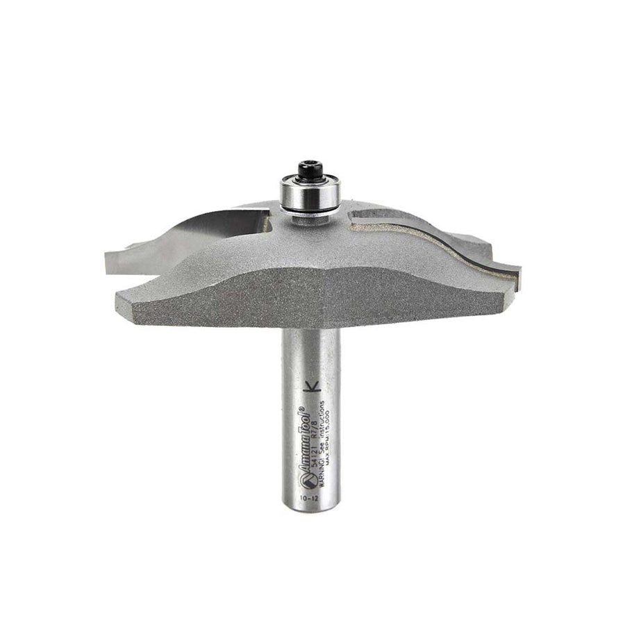 Amana Tool. Ogee Raised Panel Router Bit | 7⁄8 Radius x 3 3⁄8 Dia x 9⁄16 x 1⁄2" Shank | 54121