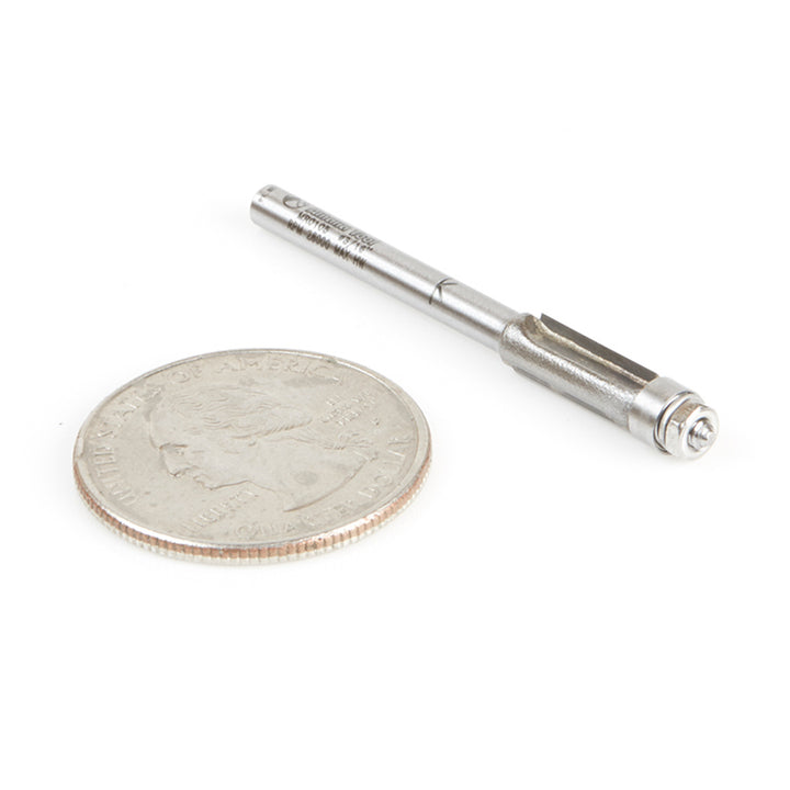 Amana Tool. Miniature Flush Trim Router Bit | 3⁄16 Dia x 7⁄16 x 1⁄8" Shank | MR0105