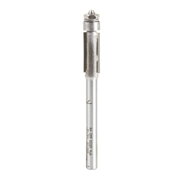 Amana Tool. Miniature Flush Trim Router Bit | 3⁄16 Dia x 7⁄16 x 1⁄8" Shank | MR0105