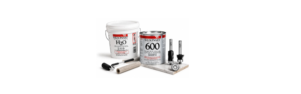 DIY Countertop Bundle - Wilsonart H2O and 600 adhesive kits with router bits and j-roller