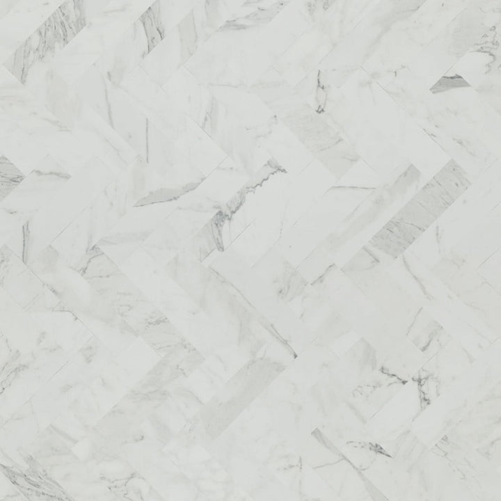 White Marble Herringbone - 9310 - Formica Laminate Sheets