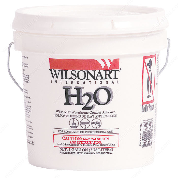 Gallon of Wilsonart® H2O Water-based Contact Adhesive