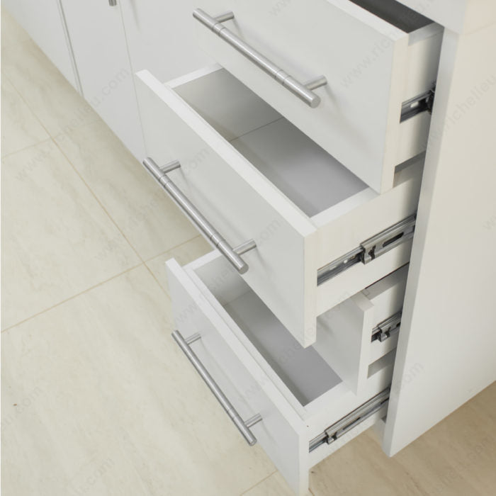 Full Extension Side Mount Drawer Slides - Self Close