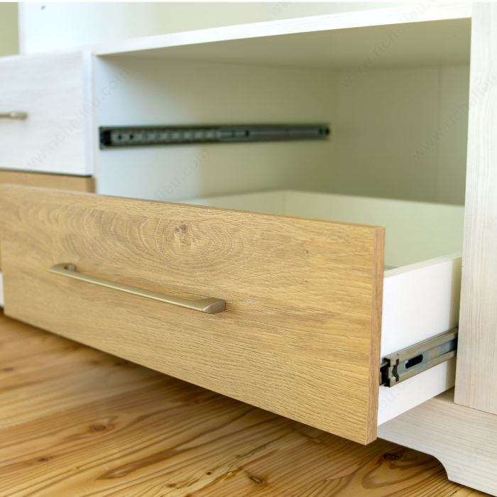 Full Extension Side Mount Drawer Slides - Soft Close