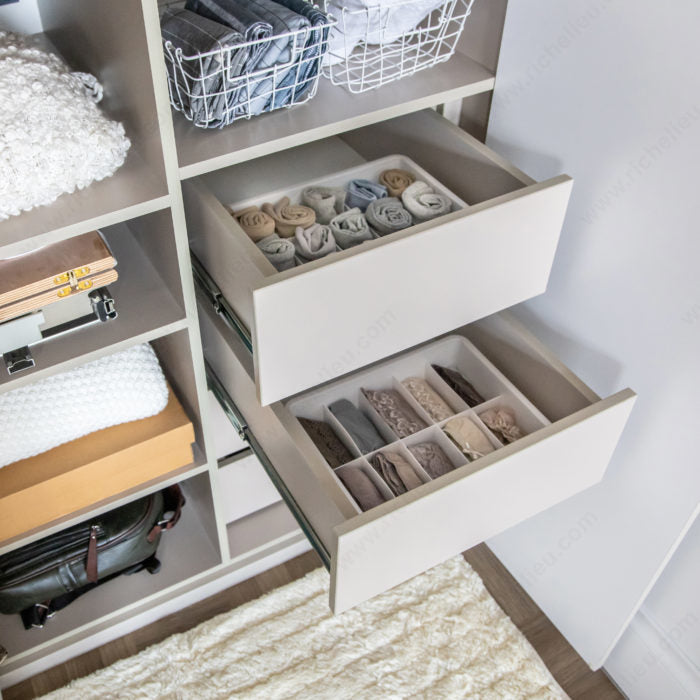 Full Extension Side Mount Drawer Slides - Self Close