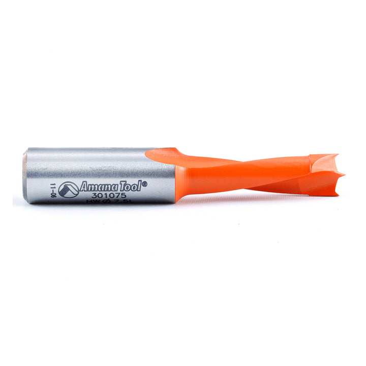 Amana Tool. Brad Bit for Automatic Machines - L/H x 57mm Long x 10mm Shank | 301075 