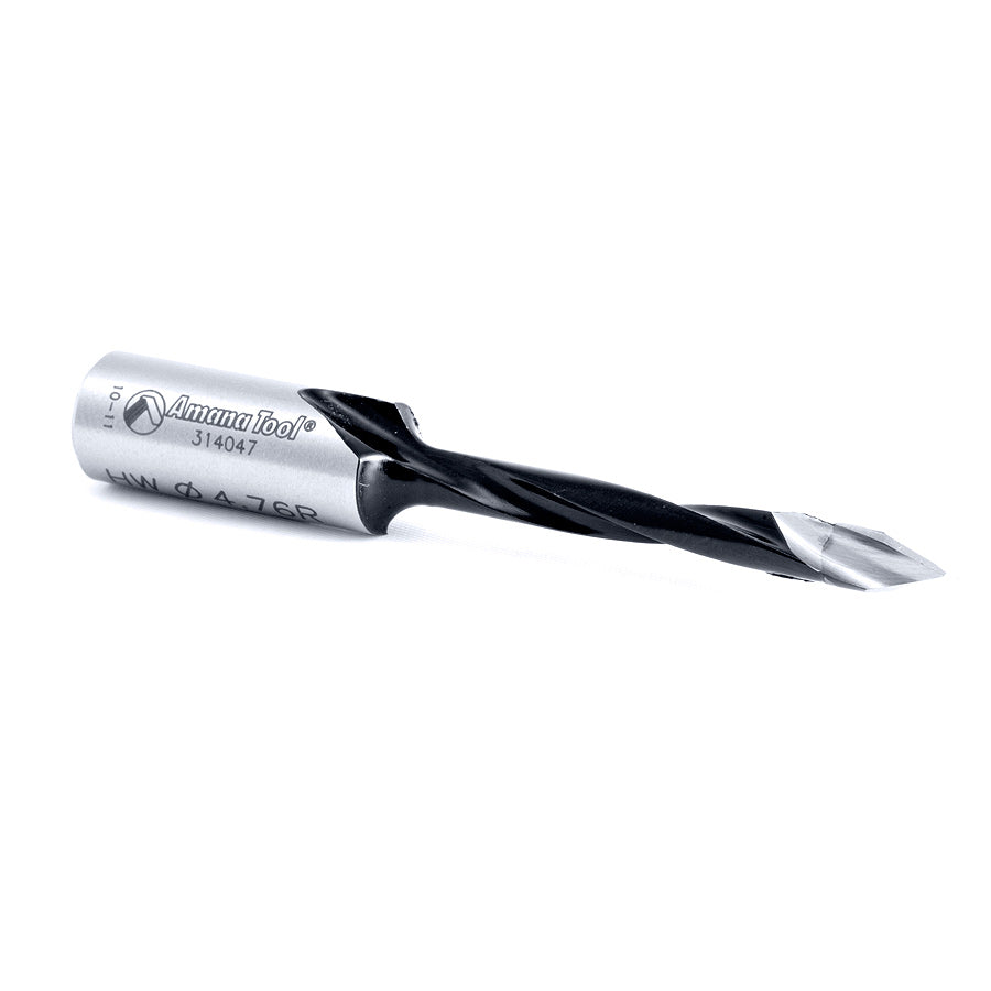 Amana Tool. Through-Hole Boring Bit R/H - x 70mm Long x 10mm Shank | 314047 