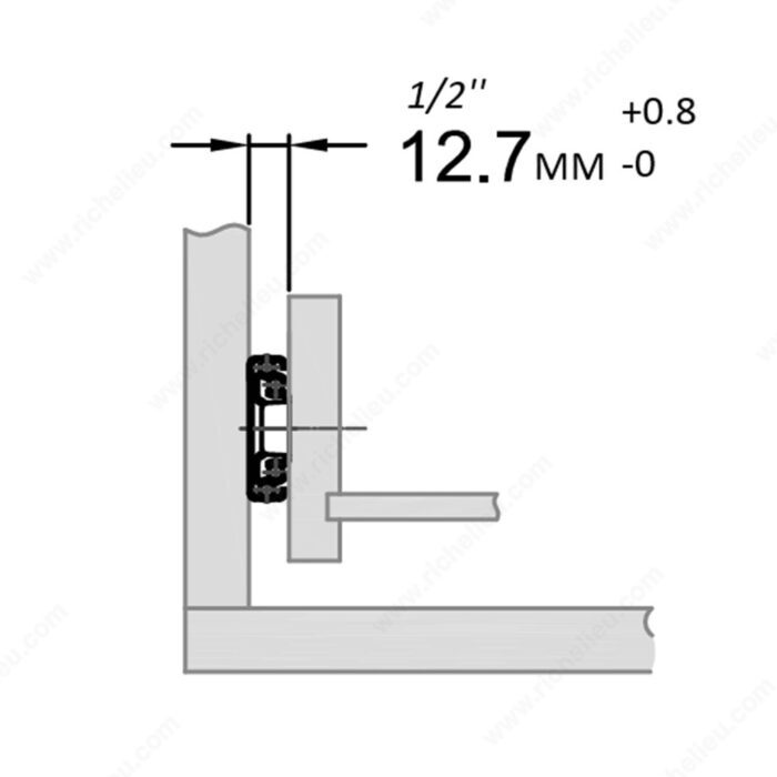 Full Extension Side Mount Drawer Slides - Soft Close
