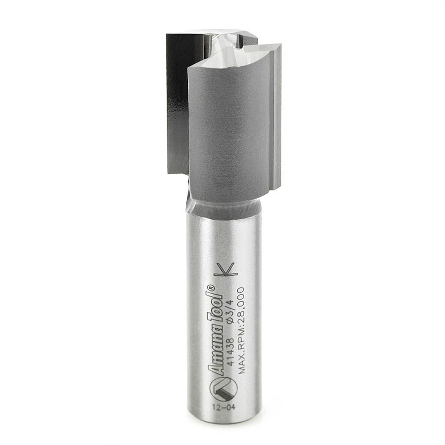 Amana Tool. Super Plunge Router Bit | 3⁄4 Dia x 1" x 1⁄2 Shank | 41438 