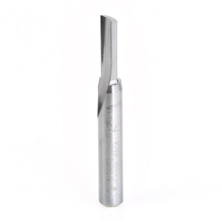 Amana Tool. Plastic Cutting Single 'O' Flute Router Bit | 3⁄16 Dia x 5⁄8 x 1⁄4" Shank | 43504 