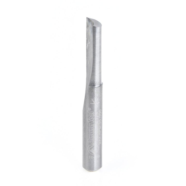 Amana Tool. Plastic Cutting Single 'O' Flute Router Bit | 1⁄4 Dia x 3⁄4 x 1⁄4" Shank | 43508 