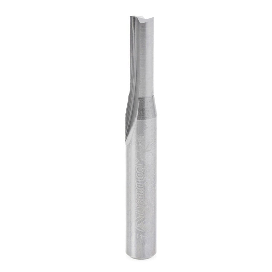 Amana  Tool. Plastic Cutting Double 'O' Flute Router Bit | 3⁄16 Dia x 5⁄8 x 1⁄4" Shank | 43604