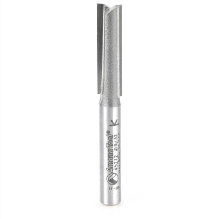 Amana Tool. Straight Plunge Router Bit | 2 Flute | Various Dia x 1" x 1⁄4 Shank | 45212 